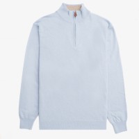 Πλεκτό cashmere touch Λουπέτο φερμουάρ 