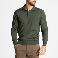 Πόλο πλεκτό από Extra Fine Mαλλί Mερινός 