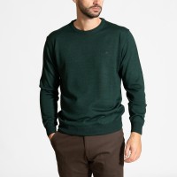 Πλεκτό Λαιμόκοψη από Extra Fine Mαλλί Mερινός 