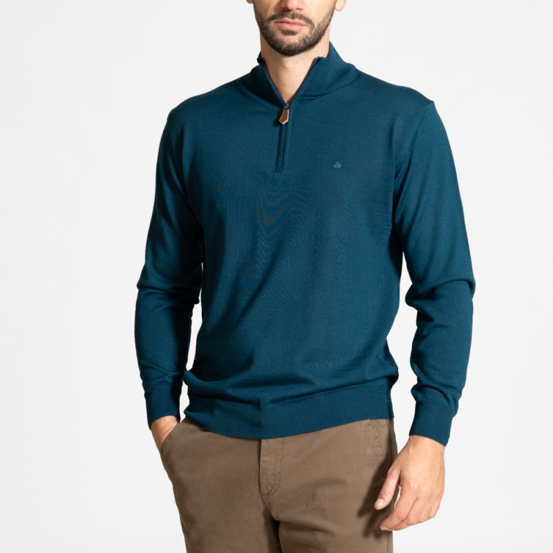 Πλεκτό Λουπέτο από Extra Fine Mαλλί Mερινός 