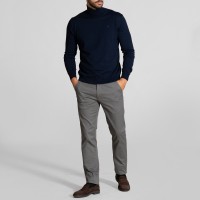  Peach touch  satin stretch παντελόνι chino