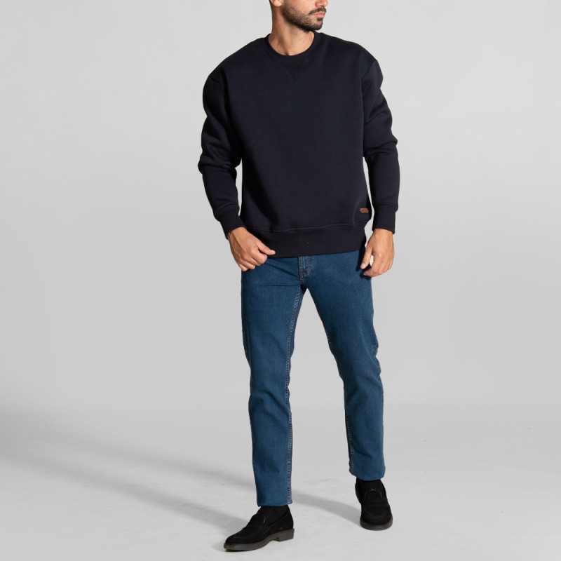 Tζιν παντελόνι μπλε κανονική γραμμή     