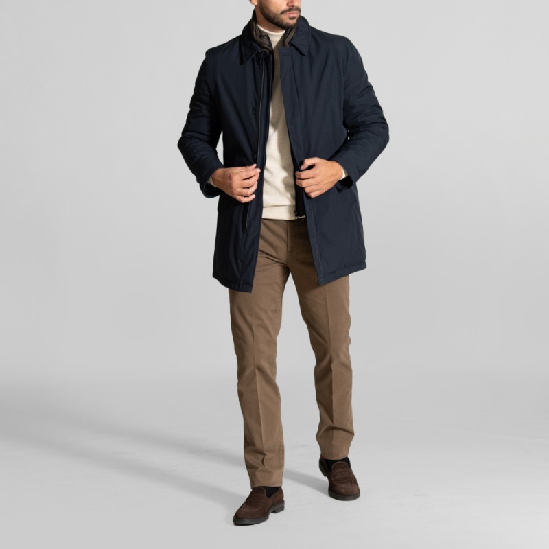 Αδιάβροχο παρκά στενή γραμμή