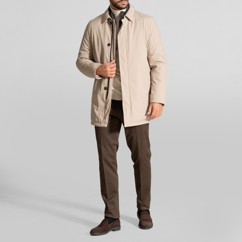 Αδιάβροχο παρκά στενή γραμμή