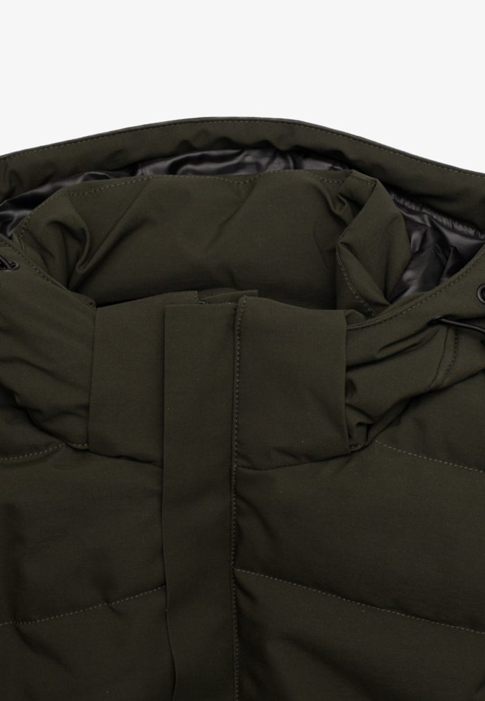 Military green τζάκετ καπιτονέ αδιάβροχο κανονική γραμμή - Image 5