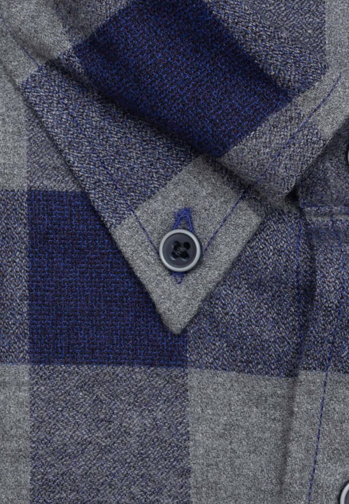 Πουκάμισo φανέλα melange κανονική γραμμή - Image 2