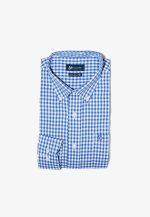 Regular-fit 100's Two-ply cotton checked shirt