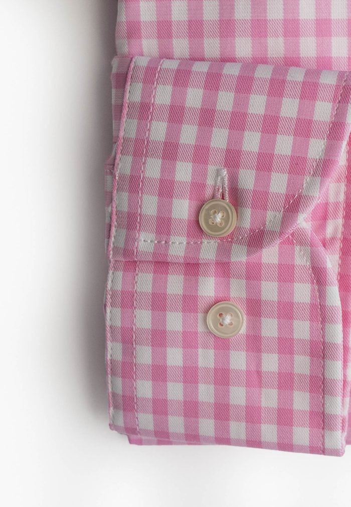 Πουκάμισο καρό 100's δίκλωνο κανονική γραμμή - Image 4