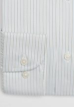Regular-fit 100's Two-ply cotton striped shirt - Image 3
