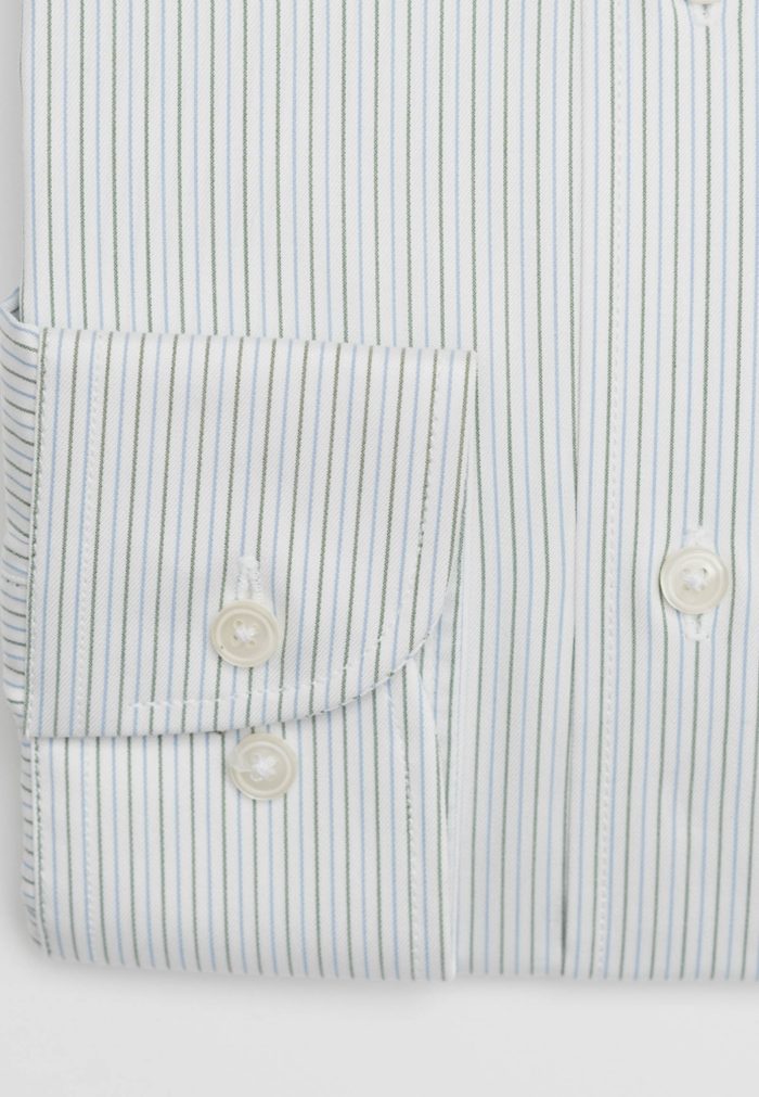 Πουκάμισο ριγέ 100's Δίκλωνο κανονική γραμμή - Image 3