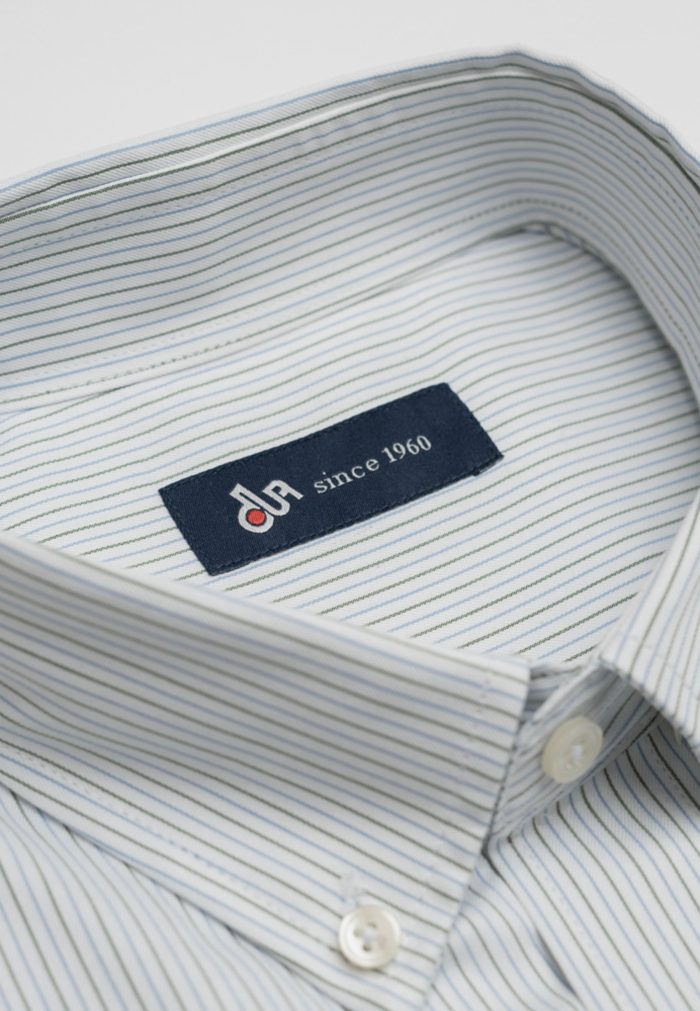 Πουκάμισο ριγέ 100's Δίκλωνο κανονική γραμμή - Image 5