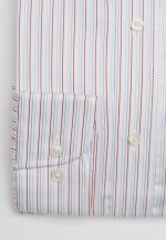 Regular-fit 100's Two-ply cotton striped shirt - Image 3
