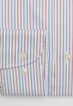 Regular-fit 100's Two-ply cotton striped shirt - Image 3