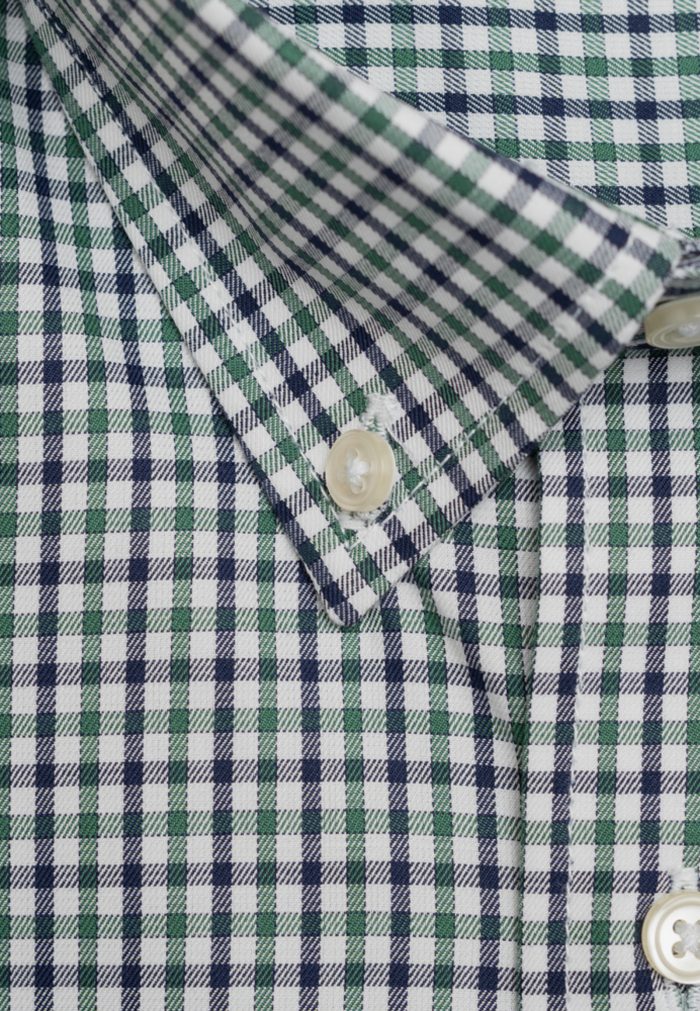 Πουκάμισο καρό 100's Δίκλωνο κανονική γραμμή - Image 2