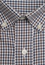 100's Two-ply cotton checked shirt - Image 4