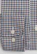 100's Two-ply cotton checked shirt - Image 3
