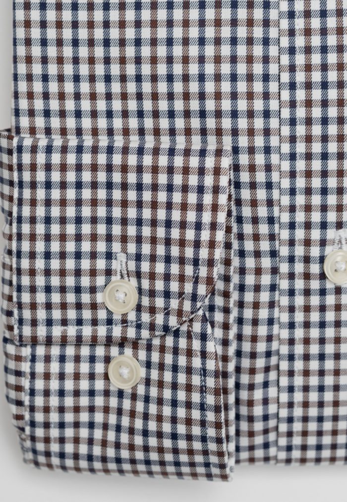 Πουκάμισο καρό 100's Δίκλωνο κανονική γραμμή - Image 3