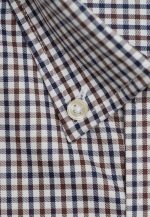 100's Two-ply cotton checked shirt - Image 2