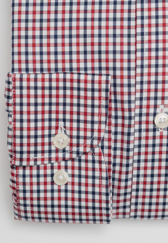 Πουκάμισο καρό 100's Δίκλωνο κανονική γραμμή - Image 3