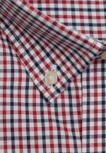 100's Two-ply cotton checked shirt - Image 2