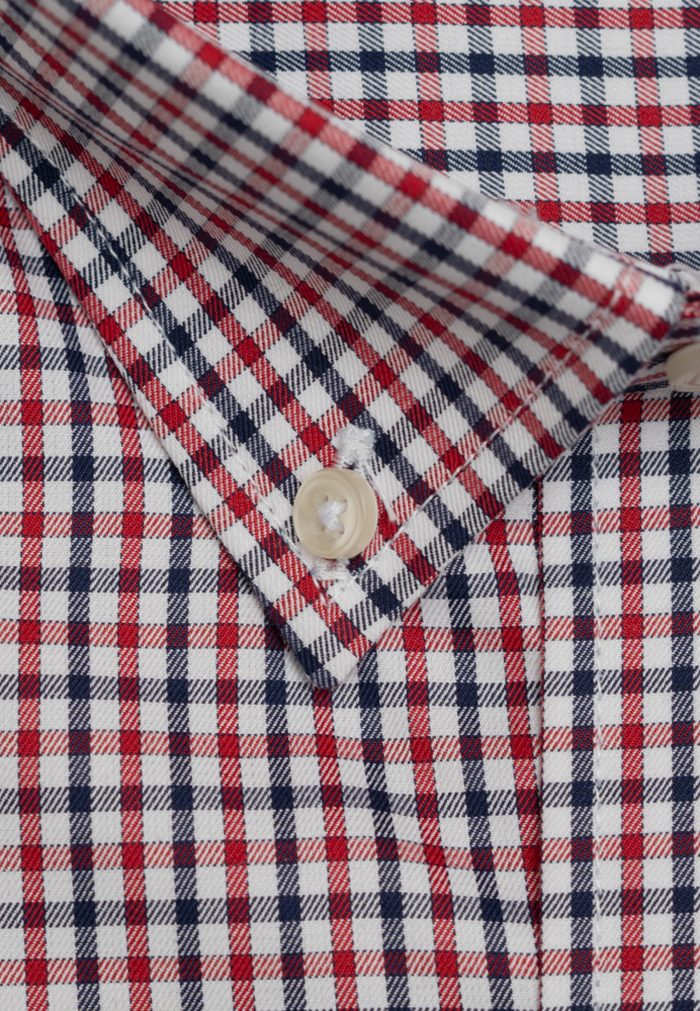 Πουκάμισο καρό 100's Δίκλωνο κανονική γραμμή - Image 2