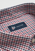 100's Two-ply cotton checked shirt - Image 5