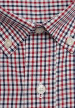 100's Two-ply cotton checked shirt - Image 4