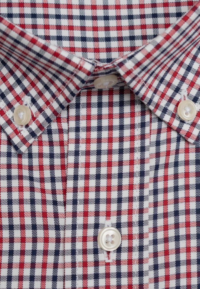 Πουκάμισο καρό 100's Δίκλωνο κανονική γραμμή - Image 4