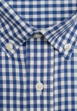 100's Two-ply cotton Vichy checked shirt - Image 4