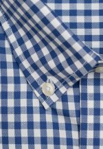 100's Two-ply cotton Vichy checked shirt - Image 2