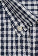 100's Two-ply cotton Vichy checked shirt - Image 2
