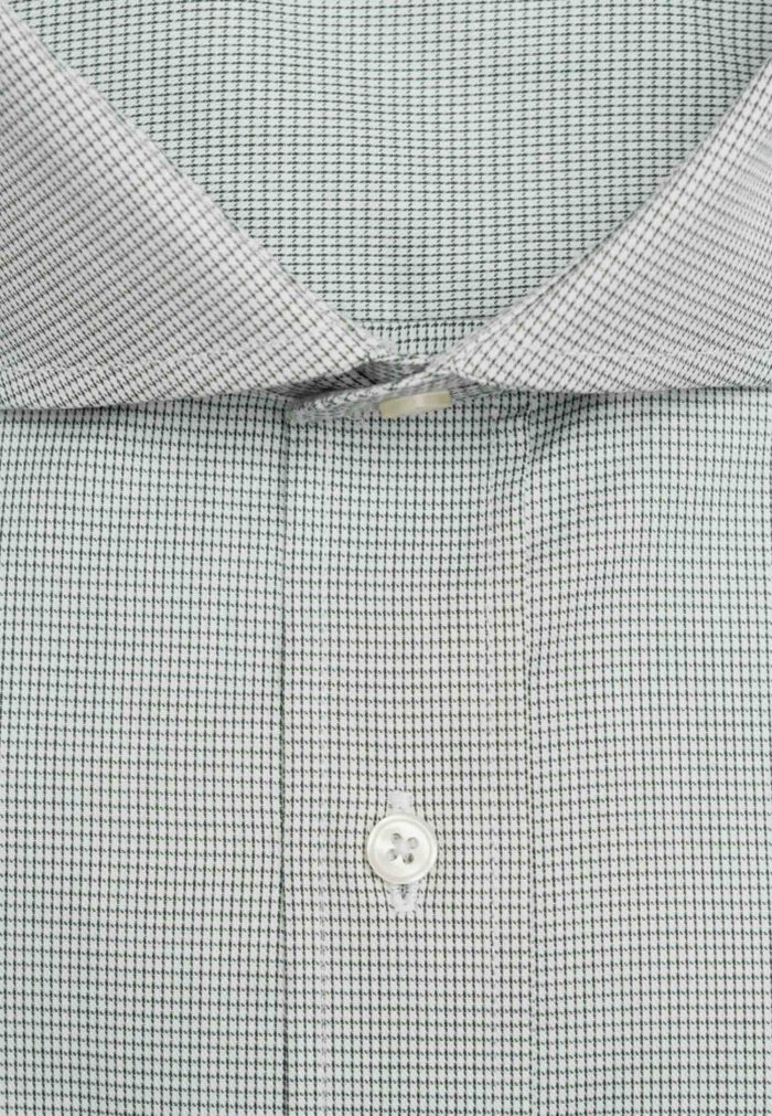 100's Two-ply cotton checked shirt - Image 4