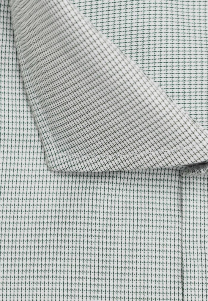 100's Two-ply cotton checked shirt - Image 2