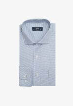 100's Two-ply cotton checked shirt
