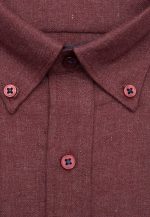 Regular fit flannel melange shirt - Image 4