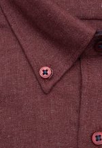 Regular fit flannel melange shirt - Image 2