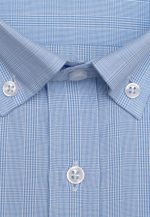 100's Two-ply cotton checked shirt - Image 4