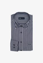 100's Two-ply cotton striped shirt