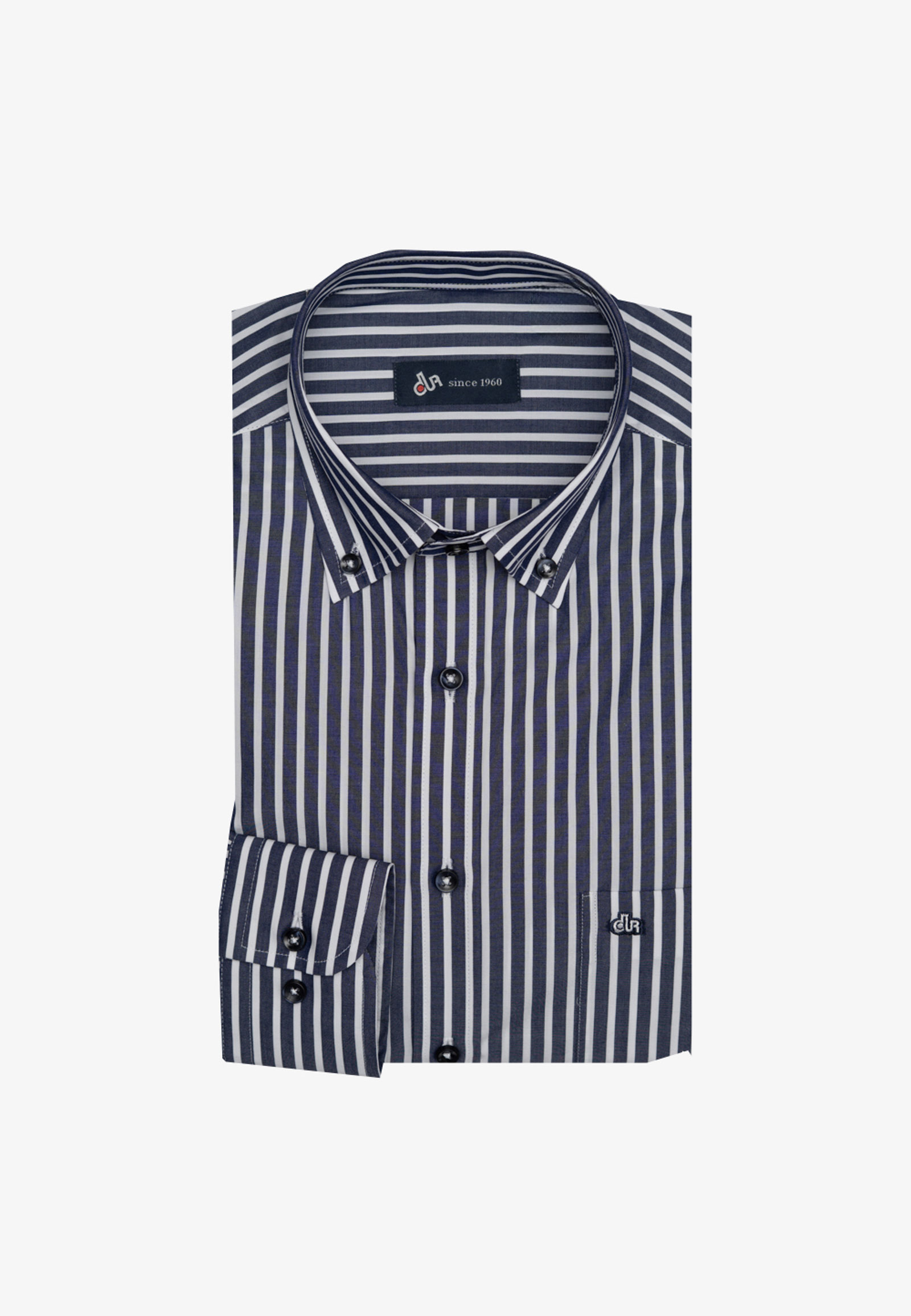 10210142-113634-A 100's Δίκλωνο πουκάμισο ριγέ κανονική γραμμή - Image 1