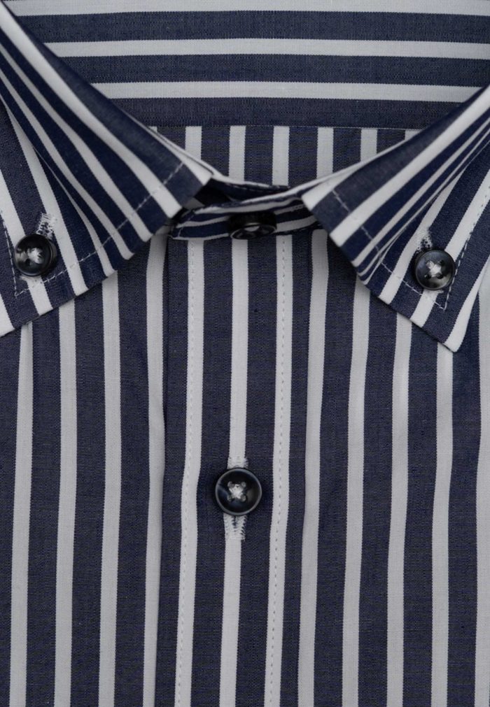 100's Δίκλωνο πουκάμισο ριγέ κανονική γραμμή - Image 4