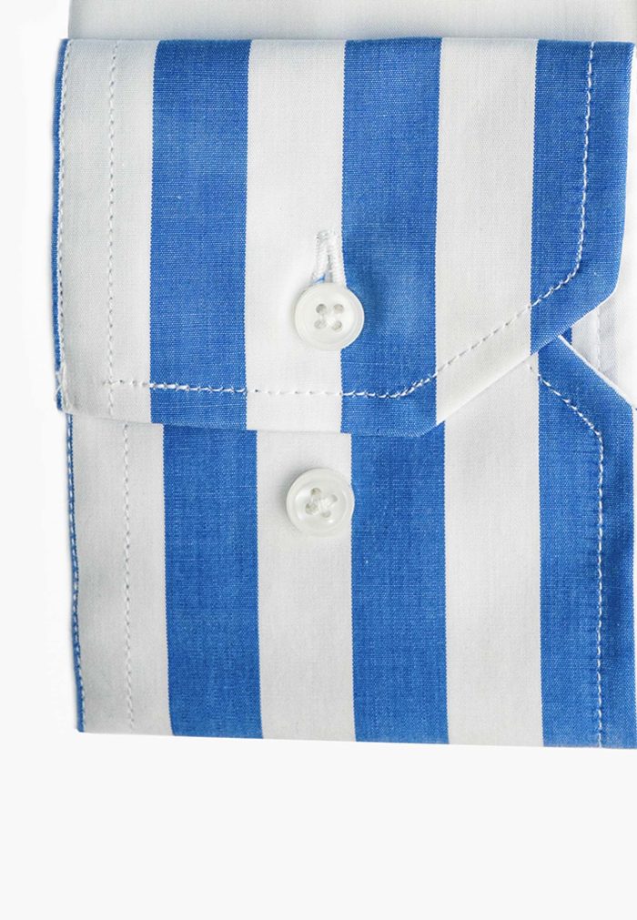 Πουκάμισο λεπτομέρεια φαρδιά ρίγα κανονική γραμμή - Image 3