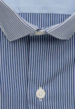 Slim fit striped rex collar shirt - Image 4