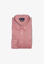 Regular-fit 100's Two-ply cotton piquet shirt