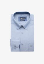 Pinstripe raf-blue shirt regular line