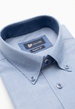 Pinstripe raf-blue shirt regular line - Image 5