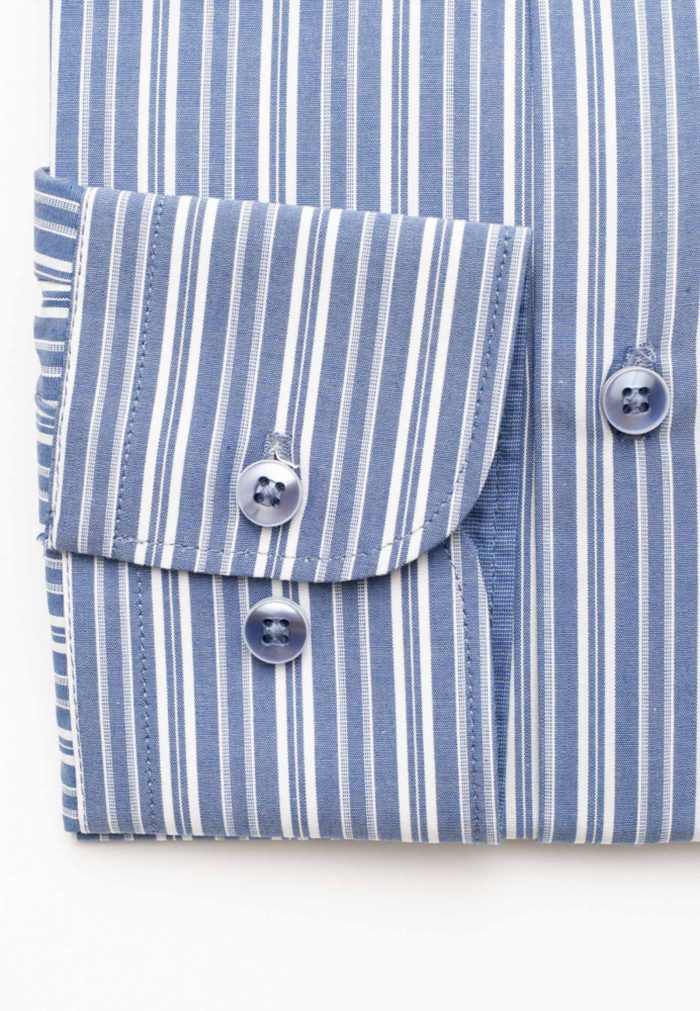Two-toned striped shirt regular line - Image 3