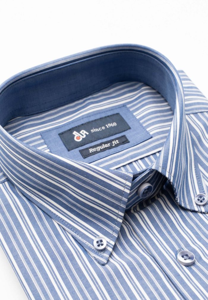 Two-toned striped shirt regular line - Image 5