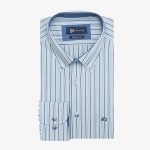 Regular line striped shirt