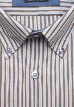 Two-toned regular line striped shirt - Image 4