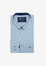 Regular line checked shirt